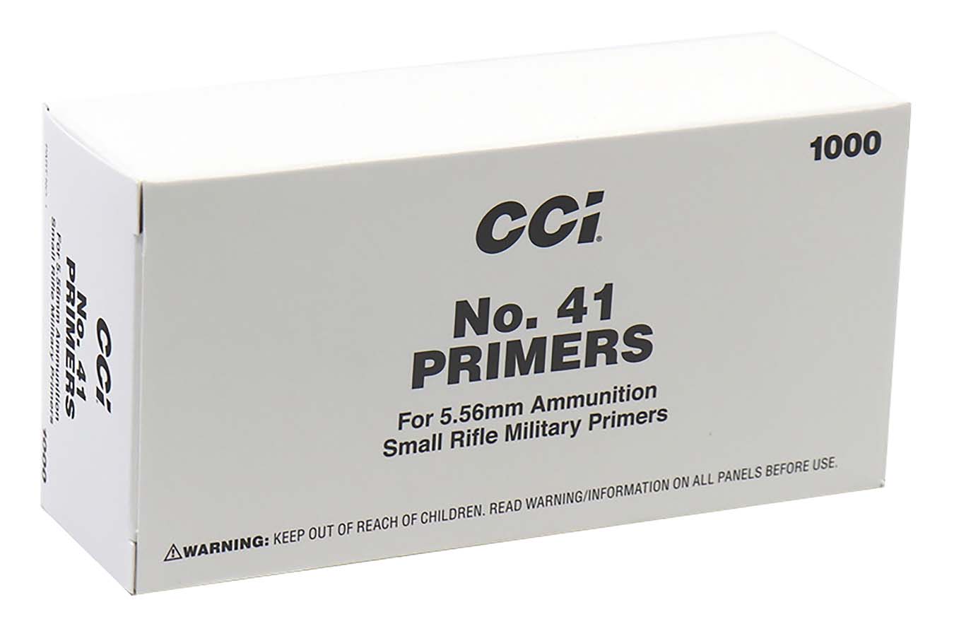 CCI AMMUNITION Mil-Spec No.41/5.56 Primer - Small Rifle